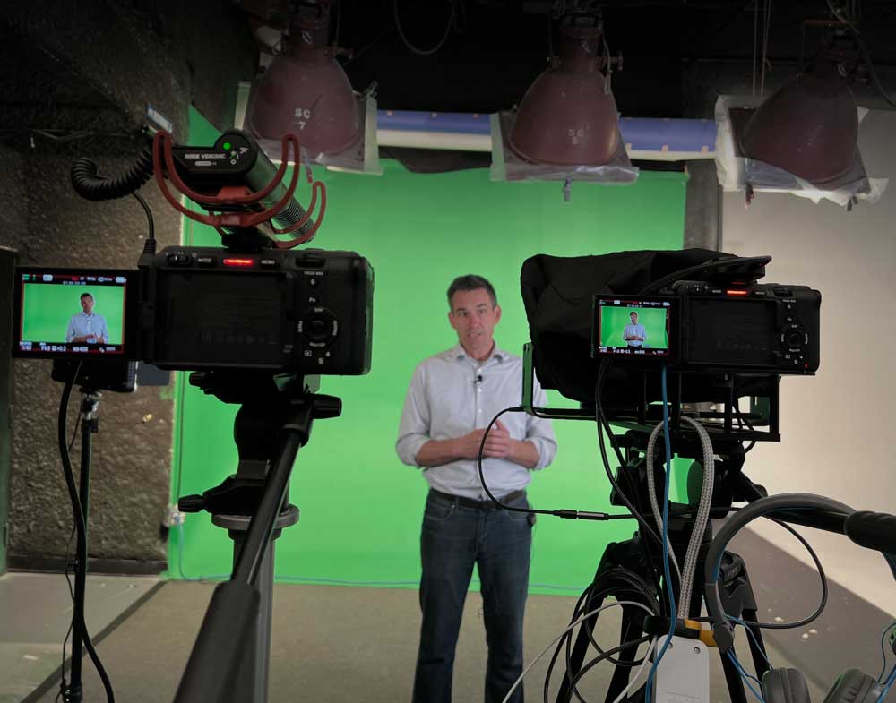 Behind the scenes video production for the Catalyst Accelerator