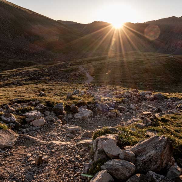 Colorado Fourteeners Initiative trail and mountain photography