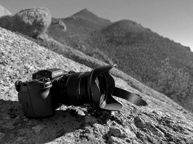 Camera equipment in the Colorado mountains